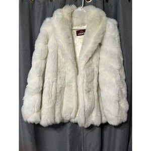 Vintage Jordache Faux Fur Coat Size 7/8